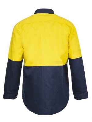 TWO TONE LONG SLEEVE SHIRT