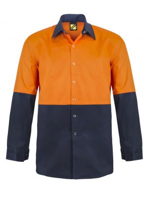 L/S TWO TONE HI VIS SHIRT STUD