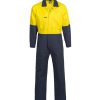 WC3059L HI VIS P/C COVERALLS LONG
