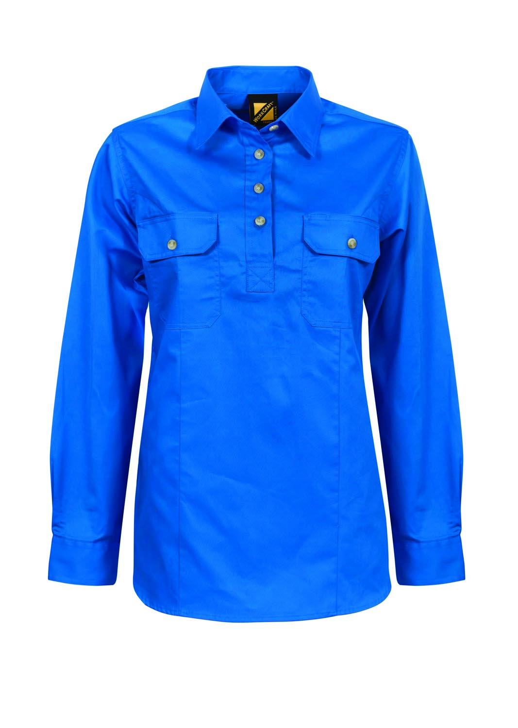 LONG SLEEVE DRILL CLOSED FRONT SHIRT