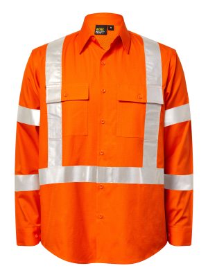 HI VIS NSW REFLECTIVE RAIL RIPSTOP SHIRT