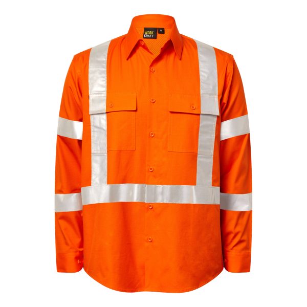 Deltic Hi-Vis Two-Tone Ripstop Breathable and Waterproof Rail OverTrouser