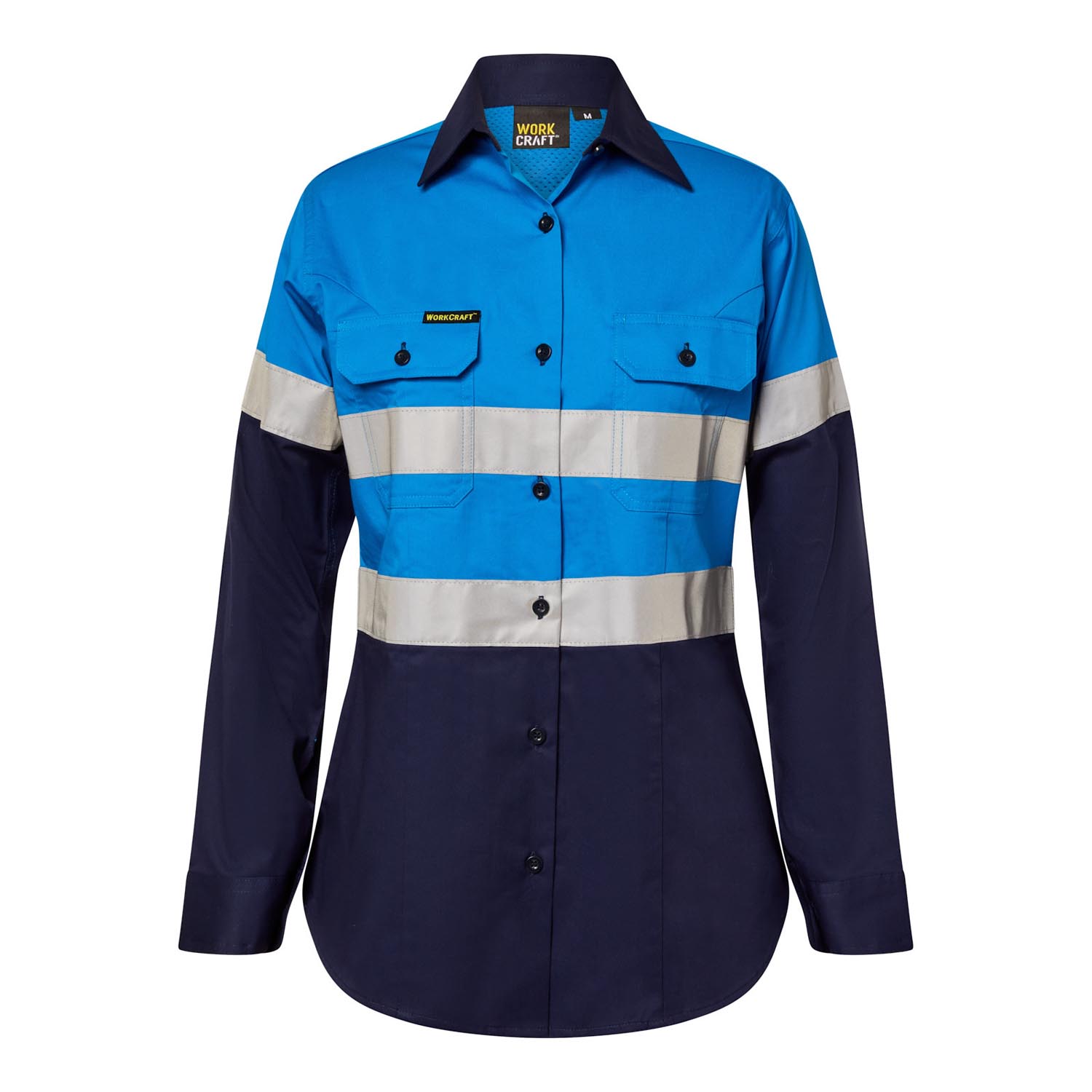 WOMEN'S HI-VIS REFLECTIVE LONG SLEEVE WORK SHIRT