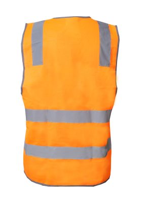 UNISEX HI VIS SAFETY REFLECTIVE VEST