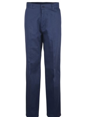 FLAT FRONT COTTON TROUSER LONG