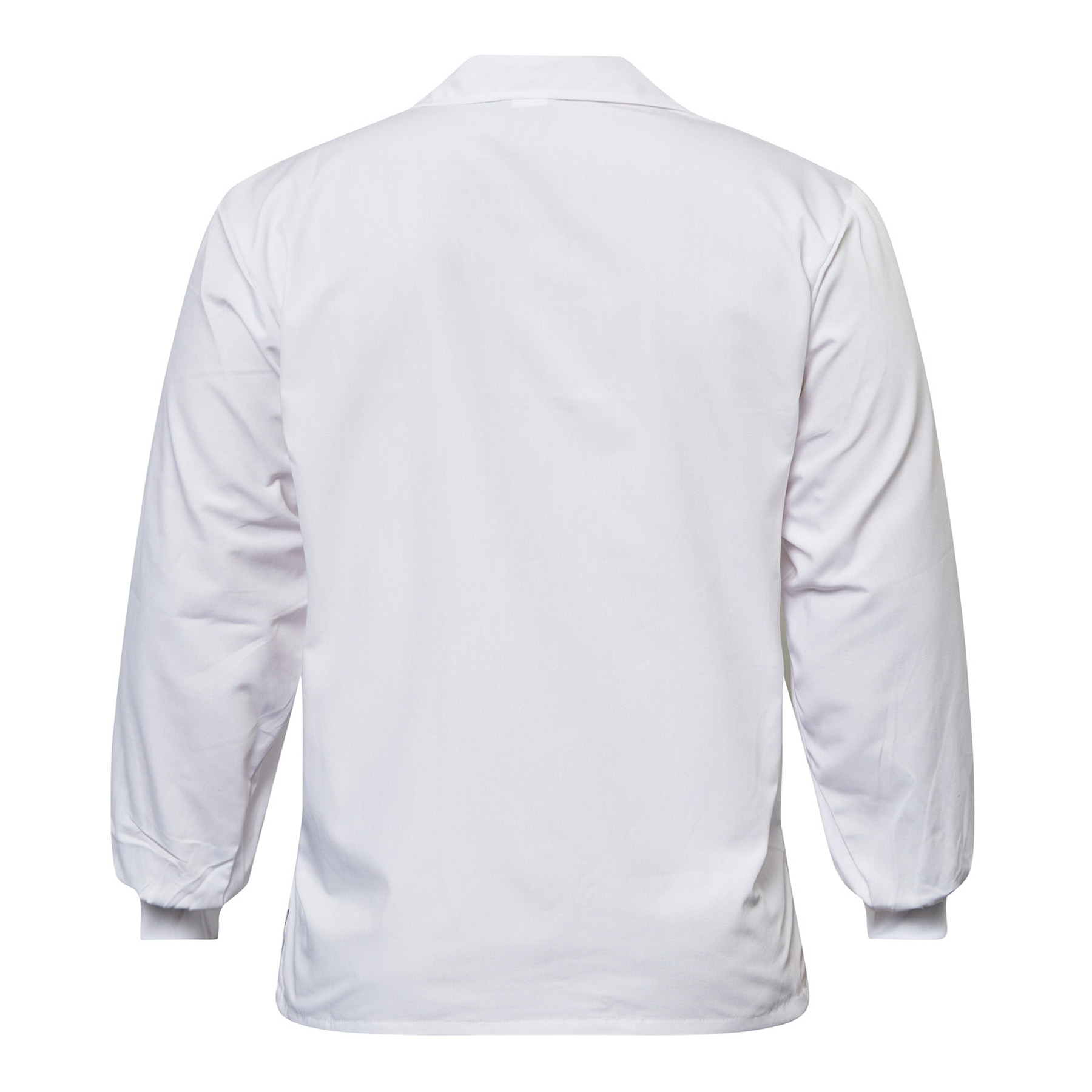 LONG SLEEVE FOOD INDUSTRY JACSHIRT WITH MODESTY NECK INSERT - workcraft
