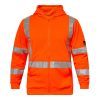 HI VIS HOODIE W/  X-TAPE
