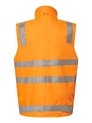 VIC RAIL HI VIS REVERSIBLE FLEECE REFLECTIVE VEST