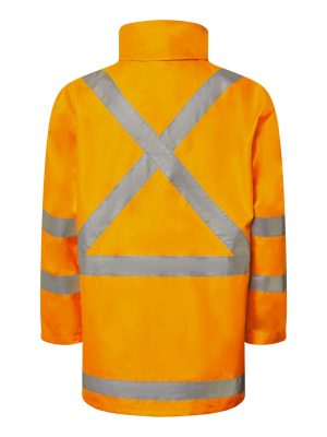 NSW RAIL HI VIS REFLECTIVE JACKET WITH X-PATTERN TAPE